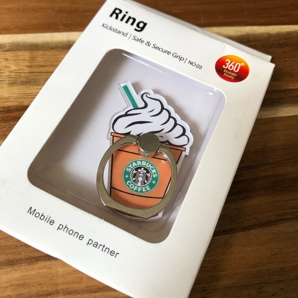 Accessories - 🔶 Ring kickstand for cell phone Starbucks frappe